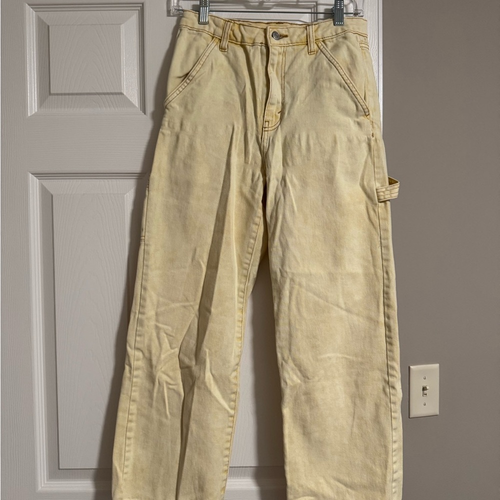 Wild Fable Light Yellow Cargo Pants